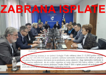 Hitan dopis Vlade TK: Nakon odluke Vlade FBiH o isplati neoporezivih 2520 KM radnicima, Vlada TK zabranila isplatu istih