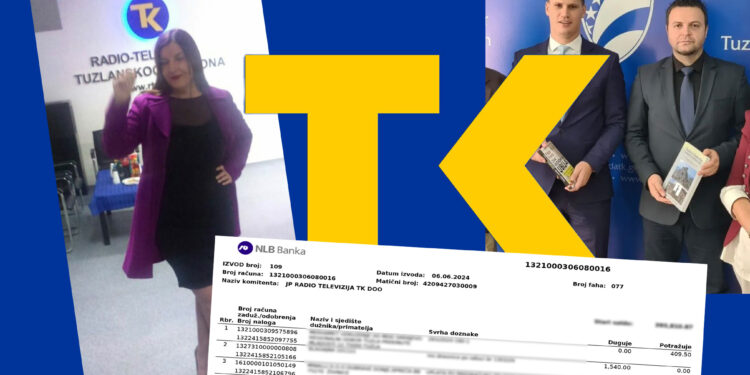 SKANDAL: Direktorica RTVTK Admira Bakić tužila i blokirala račun firme koju vodi – i uzela 16.000 KM!?